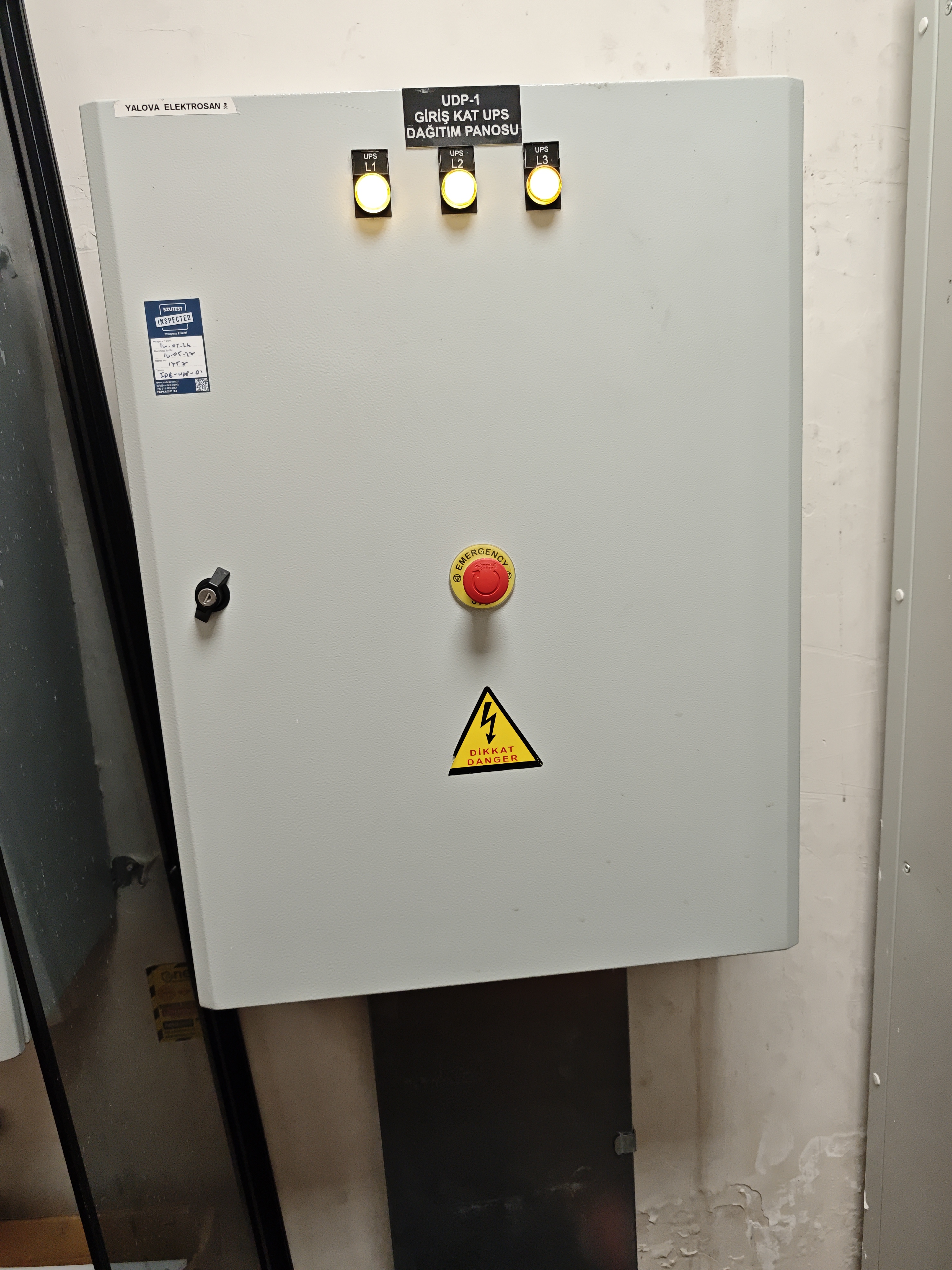 UDP-01 GİRİŞ KAT UPS DAĞITIM PANOSU